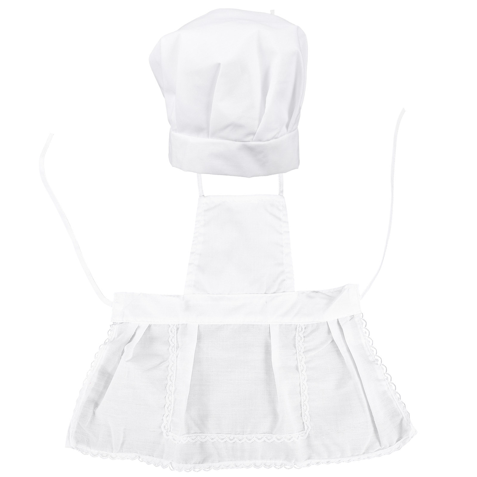 1Set Kids Chef Hat Apron Set K - Kitchen Kids Baking Set ulasan dan harga
