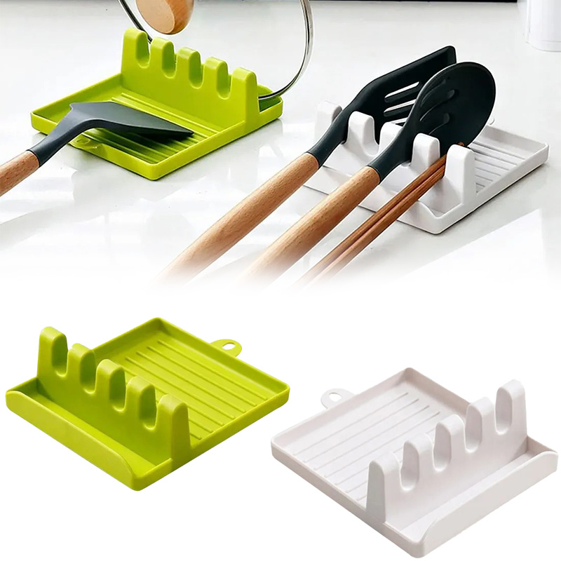 Plastic Spoon Spatula Holder K - Kitchen Baking Rack ulasan dan harga