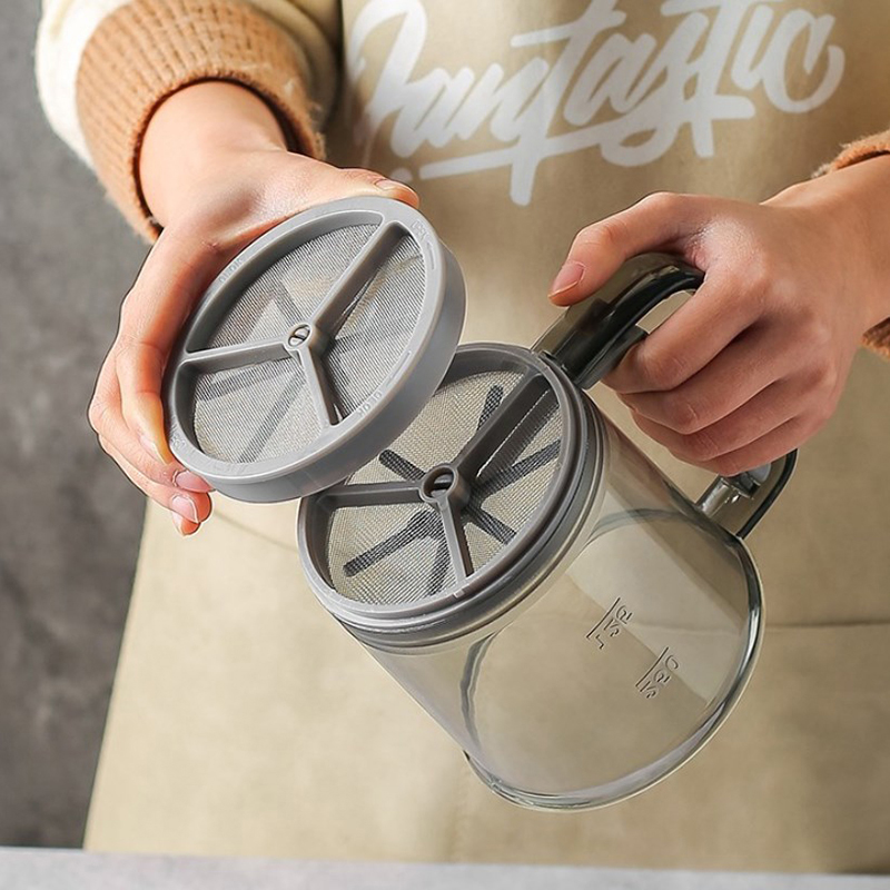 Kitchen Flour Sieve Handheld S - Kitchen Baking Rack ulasan dan harga