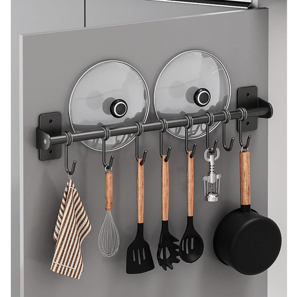 No punch Kitchen Hook Rack Sta - Kitchen Uncle ulasan dan harga