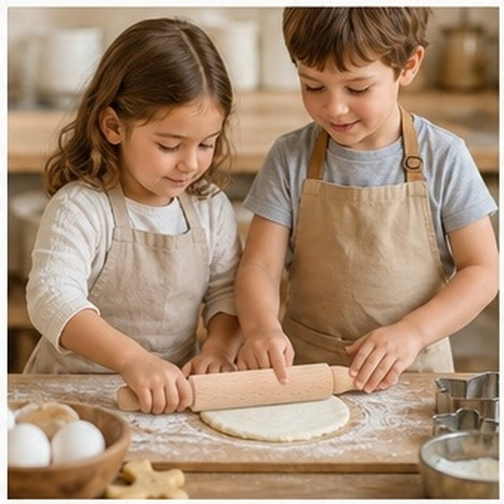 Wooden Mini Wooden Rolling Pin - Kitchen Roller Baking ulasan dan harga